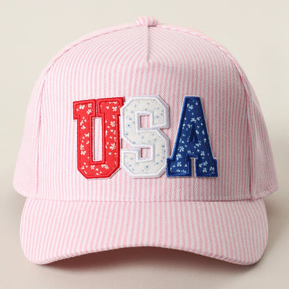 PINK/WHITE SEERSUCKER STRIPE &