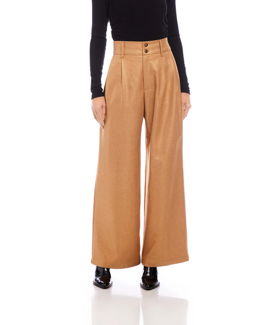 FIFTEEN TWENTY CAMEL SADIE TROUSERS