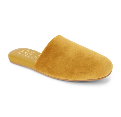 GOLD VELVET PALLENBERG FLAT MULE