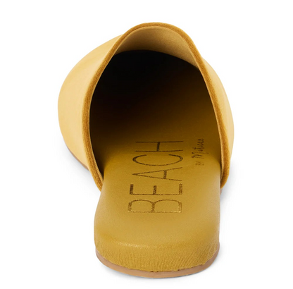 GOLD VELVET PALLENBERG FLAT MULE