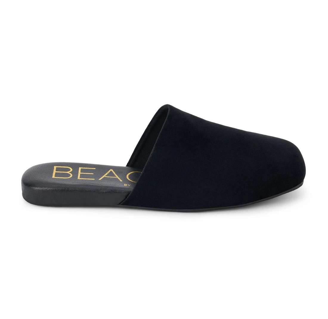 BLACK VELVET PALLENBERG FLAT MULE