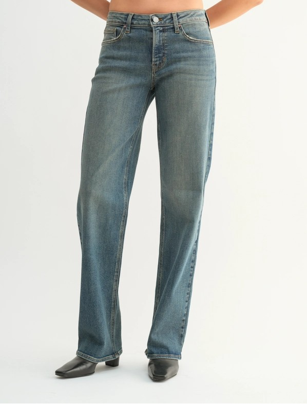MEDIUM WASH VINTAGE STRAIGHT LEG JEAN