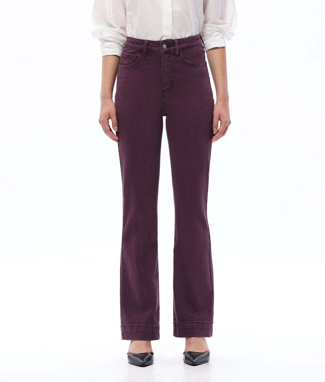 PLUM SUPER HIGH RISE BOOTCUT JEAN